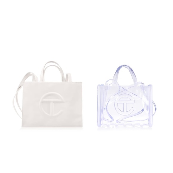 Melissa x Telfar Medium Jelly Shopper - Clear - Picture 1 of 9